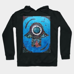 UNDER THE SEA HAMSA by Harriette Knight Hoodie